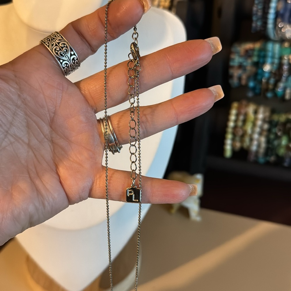 Park Lane “craze” Silver barrel Necklace - Picture 2 of 2